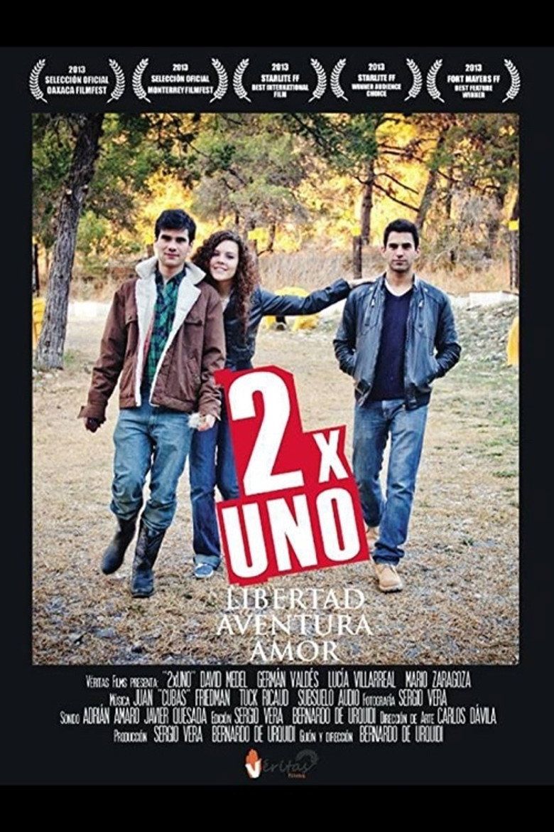 Póster de 2xUno (2013)
